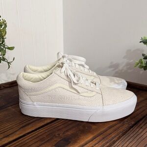 NWT Vans Old Skool Platform 'Deboss OTW' sneakers